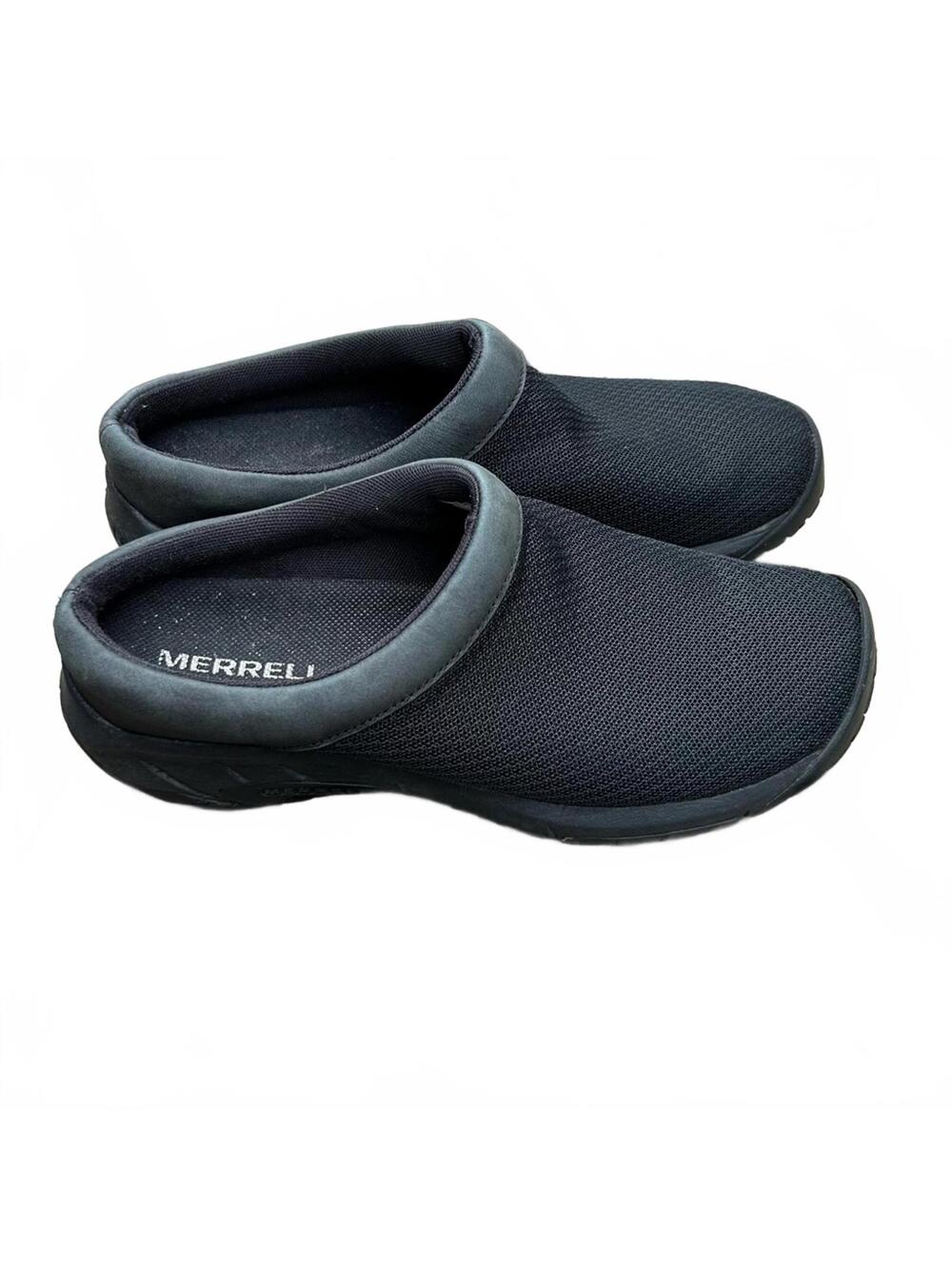 Merrell Encore Breeze Black Knit Slip-On Work Shoes | Size EU 37 / US 6.5